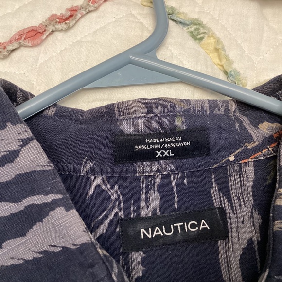 Men’s XXL Nautical tropical summer shirt - Picture 3 of 5